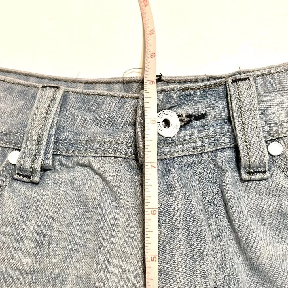 Diesel Adidas Jeans Viker Ad Tag Size 29x34 Actual 30x29 Distressed Blue Denim - Picture 11 of 16